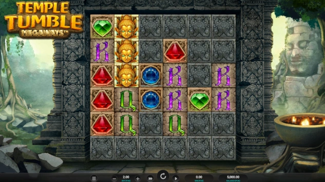 Temple Tumble ゲームプレイ スクリーンショット 2。