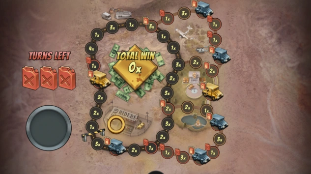 Dead Riders Trail スロットのスクリーンショット 2。
