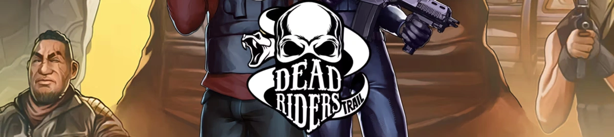 Dead Riders トレイル スロット ワイド バナー。