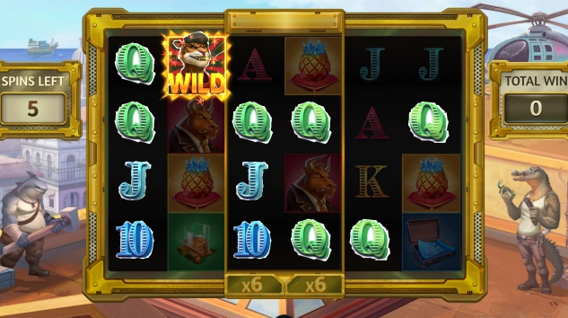 Iron Bank 2 スロットのスクリーンショット 1。